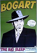 The Big Sleep 1946 poster Humphrey Bogart Lauren Bacall Howard Hawks Text: Raymond Chandler