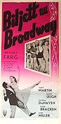 Movie Poster Two Tickets to Broadway