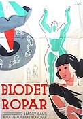 Blodet ropar 1935 poster Harry Baur Art Deco
