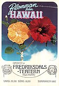 Blomman från Hawaii 1982 poster Nils Poppe Find more: Fredriksdalsteatern Flowers and plants Find more: Skåne