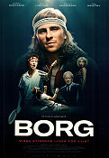 Borg vs McEnroe 2017 movie poster Sverrir Gudnason Shia LaBeouf Stellan Skarsgård Janus Metz Sports
