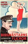 Borgmästarns flickor 1922 poster Greta Garbo Erik A Petschler Strand
