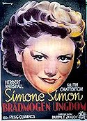 Brådmogen ungdom 1936 poster Simone Simon Eric Rohman art