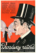 Broadway nattetid 1924 poster Adolphe Menjou Norma Shearer Anna Q Nilsson Monta Bell