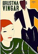 Brustna vingar 1933 poster Alice Field Art Deco