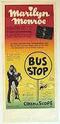 Bus Stop 1956 movie poster Marilyn Monroe Don Murray Mountains