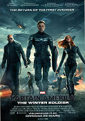 Captain America The Winter Soldier 2014 poster Chris Evans Samuel L Jackson Scarlett Johansson Anthony Russo Hitta mer: Marvel