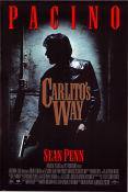 Carlito´s Way 1993 poster Al Pacino Sean Penn Penelope Ann Miller Brian De Palma Maffia