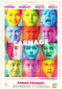 Carnage 2011 movie poster Jodie Foster Kate Winslet Christoph Waltz Roman Polanski