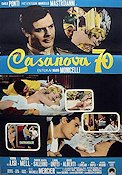 Casanova 70 1965 movie poster Mario Monicelli Virna Lisi Marcello Mastroianni
