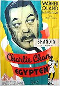 Charlie Chan in Egypt 1935 movie poster Warner Oland Charlie Chan Eric Rohman art