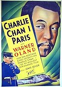 Charlie Chan i Paris 1935 poster Warner Oland Charlie Chan
