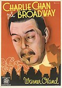 Charlie Chan på Broadway 1937 poster Warner Oland Charlie Chan