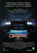 Christine 1983 movie poster Keith Gordon John Stockwell John Carpenter Writer: Stephen King Cars and racing Cult movies