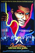 Chuck Berry Hail Hail Rock n´Roll 1987 poster Chuck Berry Eric Clapton Keith Richards Rock och pop