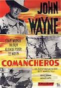 The Comancheros 1961 movie poster John Wayne Stuart Whitman Lee Marvin Michael Curtiz