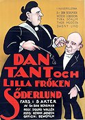 Dan Tant och lilla fröken Söderlund 1924 movie poster Dan Bergman