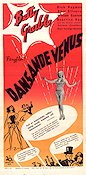 Dansande Venus 1945 poster Betty Grable Dick Haymes Phil Silvers George Seaton Musikaler