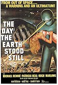 The Day the Earth Stood Still 1951 poster Michael Rennie Patricia Neal Robert Wise Robotar