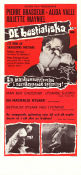 De bestialiska 1961 poster Pierre Brasseur Alida Valli Juliette Mayniel Georges Franju