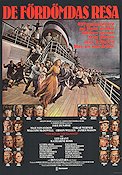 Voyage of the Damned 1972 movie poster Faye Dunaway Orson Welles Max von Sydow Ships and navy Travel Find more: Nazi