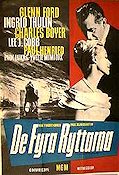 The Four Horsemen of the Apocalypse 1962 movie poster Glenn Ford Ingrid Thulin Vincente Minnelli