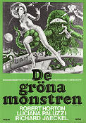 De gröna monstren 1970 poster Robert Horton Luciana Paluzzi Kinji Fukasaku