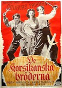 The Corsican Brothers 1942 poster Douglas Fairbanks Jr The Corsican Brothers 1942 poster Douglas Fairbanks Jr
