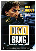 Dead Bang 1989 poster Don Johnson Penelope Ann Miller Telefoner