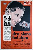 Den stora bataljen 1932 poster Jack Oakie Thomas Meighan Boxning