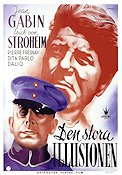 La Grande Illusion 1937 movie poster Jean Gabin Erich von Stroheim Dita Parlo Jean Renoir Eric Rohman art
