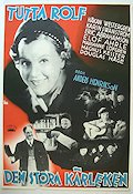 Den stora kärleken 1938 movie poster Tutta Rolf