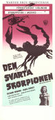 Den svarta skorpionen 1957 poster Richard Denning Mara Corday Carlos Rivas Edward Ludwig