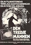 The Third Man 1949 movie poster Orson Welles Trevor Howard Joseph Cotten Carol Reed Music: Anton Karas