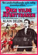 La tulipe noire 1964 movie poster Alain Delon Virna Lisi Dawn Addams Christian-Jaque Sword and sandal