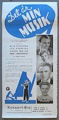 Movie Poster Det �r min musik