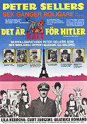 Det är natt för Hitler 1975 poster Peter Sellers Lila Kedrova Curd Jürgens Roy Boulting