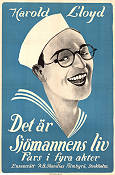 Det är sjömannens liv 1921 poster Harold Lloyd Mildred Davis Fred C Newmeyer Hitta mer: Silent movie Glasögon