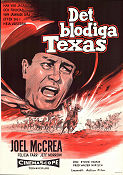 Det blodiga Texas 1956 poster Joel McCrea Felicia Farr Byron Haskin