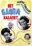 Det glada kalaset 1946 movie poster Sickan Carlsson Olof Winnerstrand Rut Holm Dagmar Ebbesen Bengt Ekerot Telephones