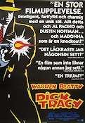 Dick Tracy 1990 poster Al Pacino Dustin Hoffman Madonna Warren Beatty Maffia Från serier