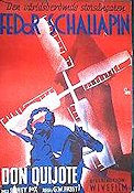 Don Quichotte 1933 movie poster Fedor Schaljapin Feodor Chaliapin GW Pabst
