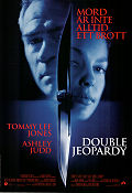 Double Jeopardy 1999 poster Tommy Lee Jones Ashley Judd Bruce Greenwood Bruce Beresford Vapen