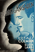 The Masquerader 1933 movie poster Ronald Colman Elissa Landi Richard Wallace