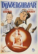 The Big Noise 1944 movie poster Laurel and Hardy Helan och Halvan