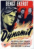 Dynamit 1947 movie poster Bengt Ekerot Birgit Tengroth Åke Ohberg