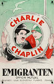 Emigranten 1917 poster Charlie Chaplin Edna Purviance