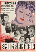 Emigranten 1940 poster Edwige Feuillere Jean Chevrier Léo Joannon