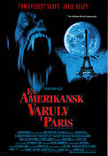 En amerikansk varulv i Paris 1997 poster Tom Everett Scott Julie Delpy Vince Vieluf Anthony Waller