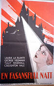 En fasansfull natt 1927 poster Laura La Plante Paul Leni